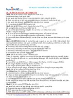 Câu hỏi di truyên theo dòng mẹ và thường biến
