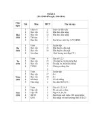 giáo án lớp 1  thiết kế bài học tuần  2 buoi sang 