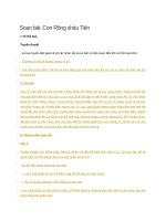 Soạn bài con rong chau TIen va banh chung banh giay