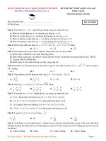 Toán 52 đề   Ôn THPT Quốc gia 2017