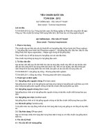 TIÊU CHUẨN QUỐC GIA Hạt giống đậu  yêu cầu kỹ thuật