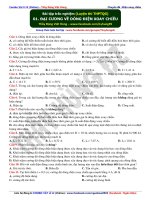 01 dai cuong ve dong dien xoay chieu  _LUYỆN THI THPT QUỐC GIA 2018 TRÊN MOON.VN