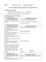 giáo án số học 6 tiết 27 đến tiết 30 chương trình vnen