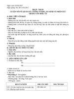 Văn 6 tuần 26 tiết 84  luyện nói 