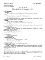 giáo án giáo dục công dân 6  tuần 30 