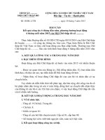 Báo cáo kết quả công tác 6 tháng dầu năm, phương hướng hoạt động 6 tháng cuối năm 2015 của Hội Chữ thập đỏ xã
