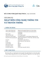 De cuong nhap mon CNTT  TT   tong quat (v6)