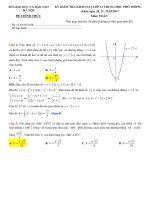 Đáp án chi tiết THPT QUỐC GIA 2017 môn toán sở GD và đt hà nội 