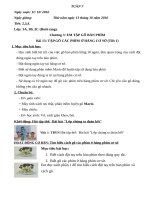 Giáo án tin học lớp 3 theo VNEN tuần 7 