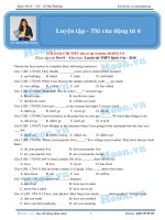 Luyện tập   thì của động từ 6  _LUYỆN THI THPT QUỐC GIA 2018 TRÊN MOON.VN