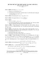 DE34 THPT nông cống 1  thanh hóa  _ ĐỀ THI THỬ THPT QUỐC GIA TOÁN NĂM 2015