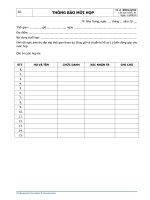 BM01 QT04 thong bao moi hop 