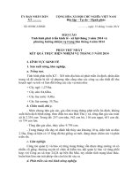 Báo cáo tình hình phát triển kinh tế xã hội UBND