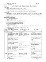 giáo án đại số 7 chương  hàm số  mot so bai toan ve dai luong ti le nghich 