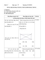 giáo án hình học 6 vnen từ tiết 5 đến 8