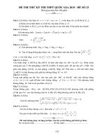 DE23 THPT chuyên vĩnh phúc (l3,a)  _ ĐỀ THI THỬ THPT QUỐC GIA TOÁN NĂM 2015