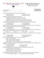 GDCD MÃ ĐỀ 03-  Ôn THPT Quốc gia 2017