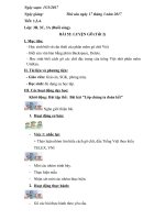 Giáo án tin học lớp 3 theo VNEN tuần 25 