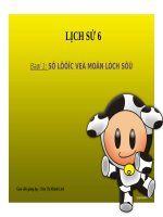 sơ lược về môn lịch sử   lịch sử 6 (2) 