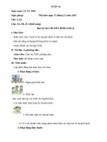 Giáo án tin học lớp 3 theo VNEN tuần 16 