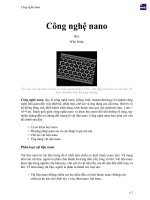 Công nghệ nano Nano practicical