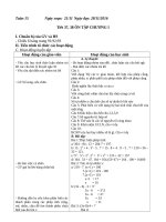 giáo án số học 6 tiết 37 đến 39 chương trình vnen