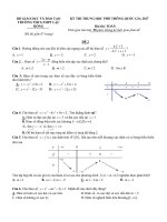 Đề thi thử THPT quốc gia 2017 môn toán trường lạc hồng   TP  HCM 