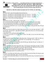 BÀI TẬP LUYỆN THI THPT QUỐC GIA 2018 TRÊN CÁC WEB HỌC ONLINE  HOC24H