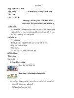 Giáo án tin học lớp 3 theo VNEN tuần 1 