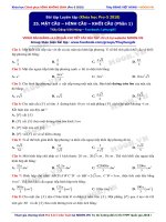 Mat cau hinh cau khoi cau p1 _LUYỆN THI THPT QUỐC GIA 2018 TRÊN MOON.VN