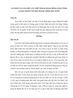 Vai trò của công tác văn thư và tài liệu lưu trữ