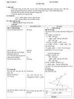 Giáo án hình học 7 tuần 13 