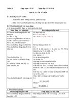 giáo án số học 6 tiết 24 đến 27 chương trình vnen