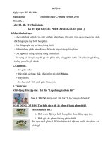 Giáo án tin học lớp 3 theo VNEN tuần 9 