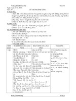 giáo án đại số 7 chương thống kê  so trung binh cong 