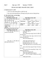 giáo án số học 6 tiết tiết 20 đến tiết 23 chương trình vnen