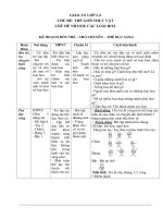 Giáo án lớp lá tuần 22 chủ đề các loài hoa 