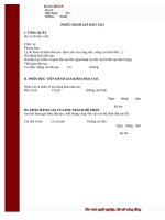 Phieu danh gia dao tao 