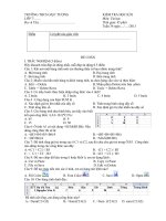 Đề kiểm tra học kì 2 tin học 7 chẵn 