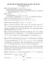 DE100 SO GD  DT BINH DUONG  _ ĐỀ THI THỬ THPT QUỐC GIA TOÁN NĂM 2015