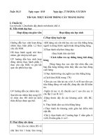 giáo án hình học 6 vnen từ tiết 9 đến 12