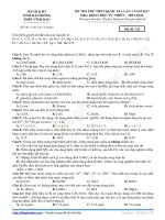 De thi thu mon hoa 2017 truong THPT vinh bao hai phong lan 1 nam 2017 