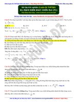 04 mach dien xoay chieu RLC p1 giai btap _LUYỆN THI THPT QUỐC GIA 2018 TRÊN MOON.VN