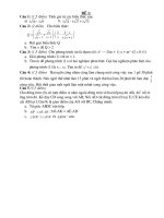 De thi thu toán vào 10