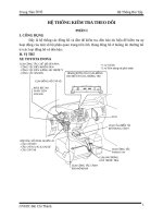 HỆ THỐNG KIỂM TRA THEO dõi trên ô tô