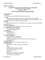 giáo án giáo dục công dân 6  tuần 23 