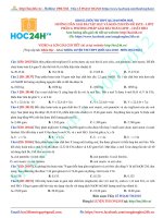 BÀI TẬP_LUYỆN THI THPT QUỐC GIA 2018 TRÊN CÁC WEB HỌC ONLINE  HOC24H