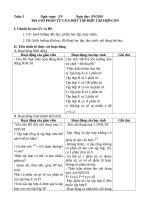 giáo án số học 6 tiết 4 đến tiết 7 chương trình vnen