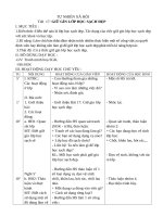 giáo án tự nhiên xã hội tuần  17 