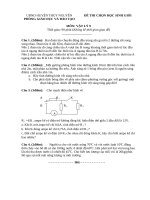 Đề thi HSG Vật lí 9 - Đề số 01